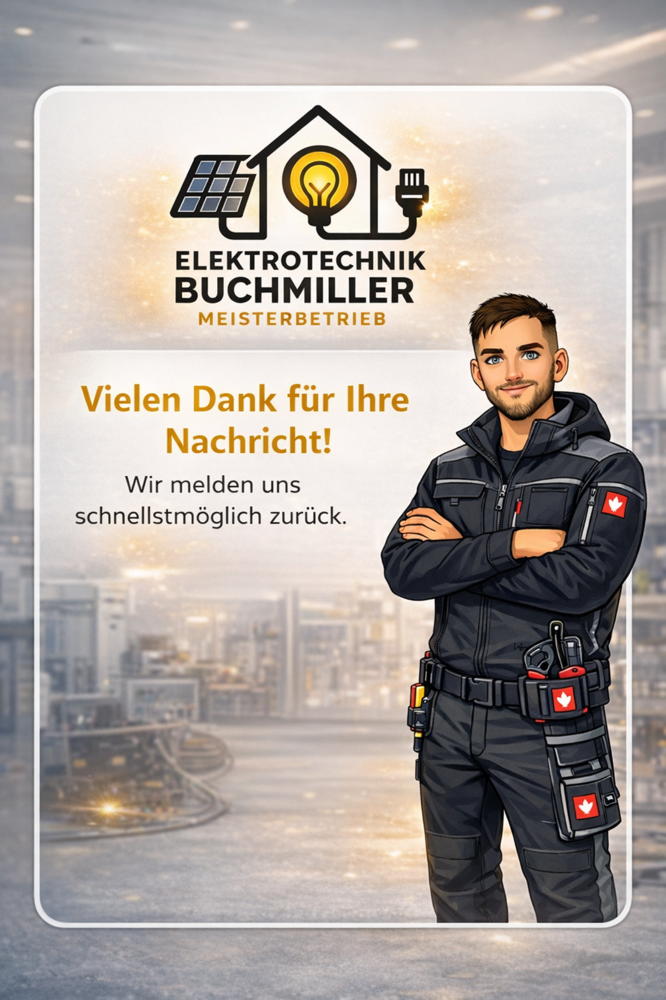 Vielen Dank – Ihre Nachricht wurde gesendet